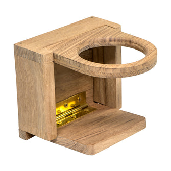 Whitecap Teak Folding Drink Holder | 62601