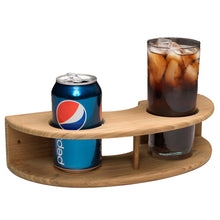 Whitecap Teak Curved Two-Drink Rack | 63218