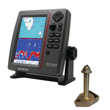 SI-TEX SVS-760CF Dual Frequency Chartplotter/Sounder w/Navionics+ Flexible Coverage & 1700/50/200T-CX Transducer | SVS-760CFTH