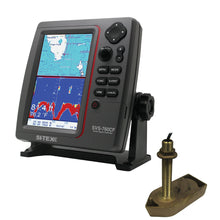 SI-TEX SVS-760CF Dual Frequency Chartplotter/Sounder w/ Navionics+ Flexible Coverage & 307/50/200T 8P Transducer | SVS-760CFTH1