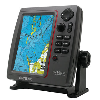 SI-TEX SVS-760C Digital Chartplotter w/Navionics+ Flexible Coverage | SVS-760C