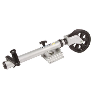 Fulton XLT 1500 lbs. Swing Away Bolt-On Jack w/12" Travel & 8" Poly Wheel - Sharkskin Finish | 141133