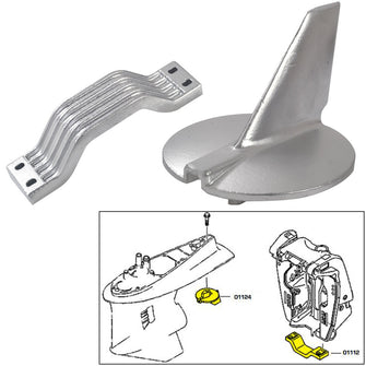 Tecnoseal Anode Kit - Yamaha 200-250HP - Zinc | 21104