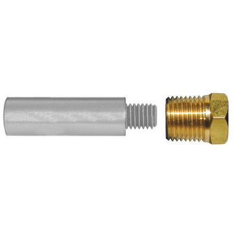 Tecnoseal E0 Pencil Zinc w/Brass Cap | TEC-E0-C