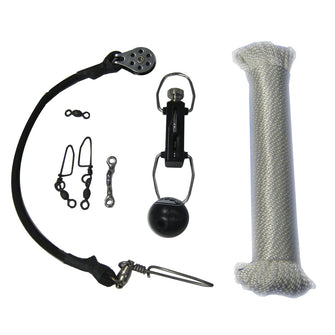 Rupp Center Rigging Kit w/Klickers - White Nylon 45' | CA-0113