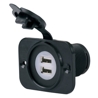 Marinco SeaLink Deluxe Dual USB Charger Receptacle | 12VDUSB