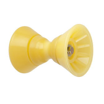 C.E. Smith 4" Bow Bell Roller Assembly - Yellow TPR | 29301