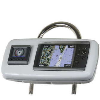 NavPod GP1040-02 SystemPod Pre-Cut f/Garmin 4008/4208 & 1 Instrument f/9.5" Wide Guard | GP1040-02