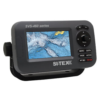 SI-TEX SVS-460C Chartplotter - 4.3" Color Screen w/Internal GPS and Navionics+ Flexible Coverage | SVS-460C