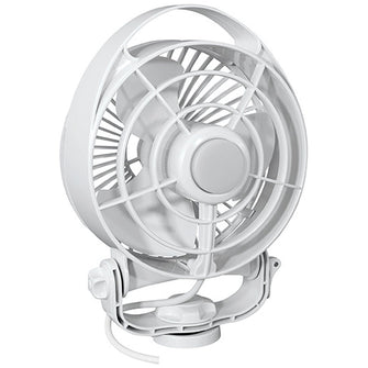 SEEKR by Caframo Maestro 12V 3-Speed 6" Marine Fan w/LED Light - White | 7482CAWBX