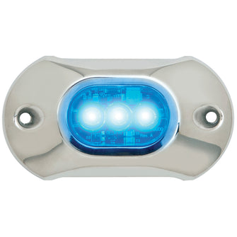 Attwood Light Armor Underwater LED Light - 3 LEDs - Blue | 65UW03B-7