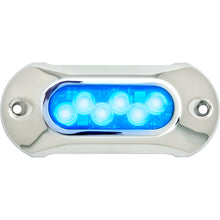 Attwood Light Armor Underwater LED Light - 6 LEDs - Blue | 65UW06B-7