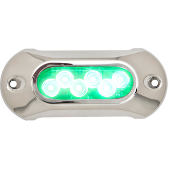 Attwood Light Armor Underwater LED Light - 6 LEDs - Green | 65UW06G-7