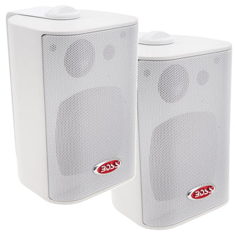 Boss Audio 4" MR4.3W Box Speakers - White - 200W | MR4.3W