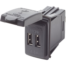 Blue Sea Dual USB Charger - 24V Contura Mount | 1039