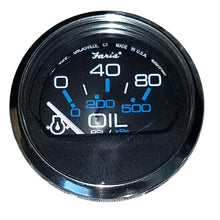 Faria Chesapeake Black 2" Oil Pressure Gauge (80 PSI) | 13702