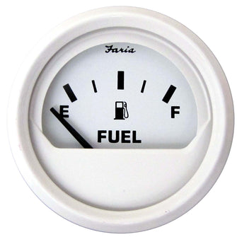 Faria Dress White 2" Fuel Level Gauge (E-1/2-F) | 13101