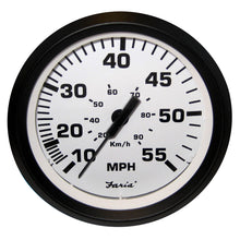 Faria Euro White 4" Speedometer - 55MPH (Pitot) | 32909