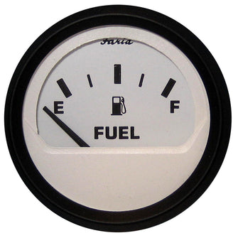 Faria Euro White 2" Fuel Level Gauge (E-1/2-F) | 12901