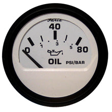 Faria Euro White 2" Oil Pressure Gauge (80 PSI) | 12902