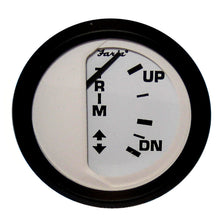 Faria Euro White 2" Trim Gauge f/ Mercury / Mariner /Mercruiser/Volvo DP/ Yamaha '01 and Newer | 12916