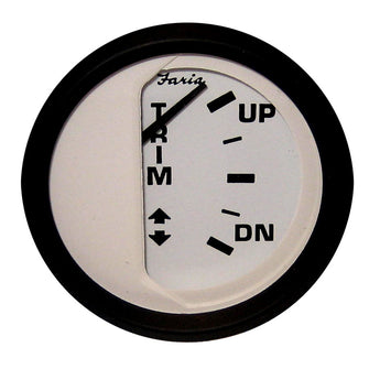 Faria Euro White 2" Trim Gauge f/ Johnson/Evinrude/Suzuki (Outboard) | 12915