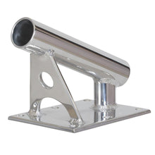 Lee's MX Pro Series Fixed Angle Center Rigger Holder - 22deg- 1.5" ID - Bright Silver | MX7001CR