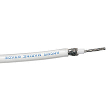 Ancor RG-213 White Tinned Coaxial Cable - 100' | 151710