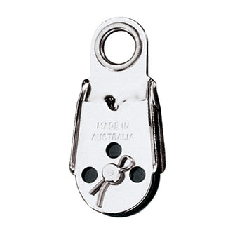 Ronstan Dinghy Wire Block - Ferrule Top w/Removable Sheave - 25mm (1") Sheave Diameter | RF468