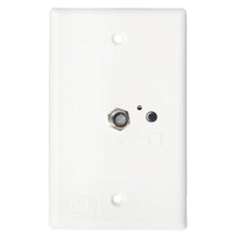 KING Jack PB1000 TV Antenna Power Injector Switch Plate - White | PB1000