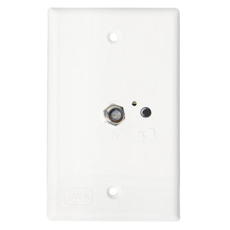 KING Jack PB1000 TV Antenna Power Injector Switch Plate - White | PB1000