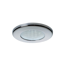 Quick Ted CT Downlight LED - 2W, IP40, Spring Mounted w/Touch Switch - Round Stainless Bezel, Round Warm White Light | FAMP3422X02CA00