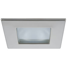 Quick Marina XP Downlight LED - 4W, IP66, Screw Mounted - Square Satin Bezel, Square Warm White Light | FAMP3002S02CA00