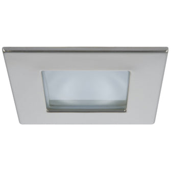 Quick Marina XP Downlight LED - 4W, IP66, Screw Mounted - Square Satin Bezel, Square Warm White Light | FAMP3002S02CA00