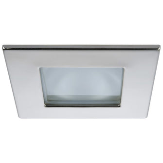 Quick Marina XP Downlight LED - 4W, IP66, Screw Mounted - Square Stainless Bezel, Round Daylight Light | FAMP3002X01CA00