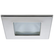 Quick Marina XP Downlight LED - 4W, IP66, Screw Mounted - Square Stainless Bezel, Square Warm White Light | FAMP3002X02CA00