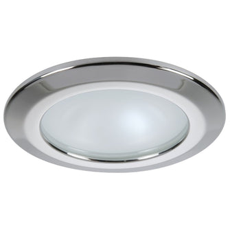 Quick Kor XP Downlight LED - 4W, IP66, Spring Mounted - Round Stainless Bezel, Round Warm White Light | FAMP3252X02CA00