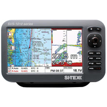 SI-TEX SVS-1010CF 10" Chartplotter/Sounder Combo w/Internal GPS Antenna & Navionics+ Card | SVS-1010CF