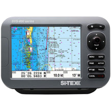 SI-TEX SVS-880CE 8" Chartplotter w/External GPS Antenna & Navionics+ Card | SVS-880CE