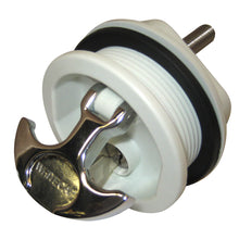 Whitecap T-Handle Latch - Chrome Plated Zamac/White Nylon - Locking - Freshwater Use Only | S-226WC