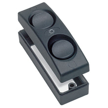 Marinco Contour 1100 Series Double Interior Switch - On/Off - Black | 1101-BK