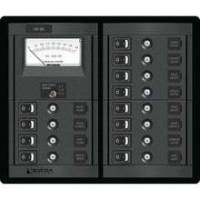 Blue Sea 1464 12 Position Switch CLB + Meter Square | 1464