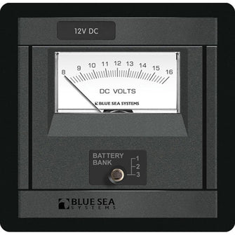 Blue Sea 1473 DC Analog Voltmeter Panel | 1473