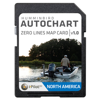 Humminbird AutoChart Zero Lines Map Card | 600033-1