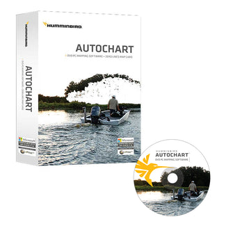 Humminbird Autochart DVD PC Mapping Software w/Zero Lines Map Card | 600031-1