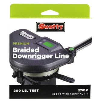 Scotty Premium Power Braid Downrigger Line - 300ft of 200lb Test | 2701K