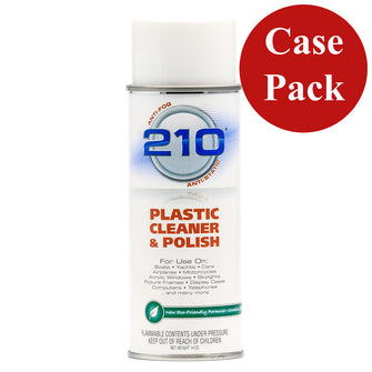 Camco 210 Plastic Cleaner Polish - 14oz Spray - Case of 12 | 40934CASE