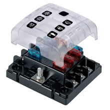 BEP ATC Six Way Fuse Holder & Screw Terminals w/Cover & Link | ATC-6W