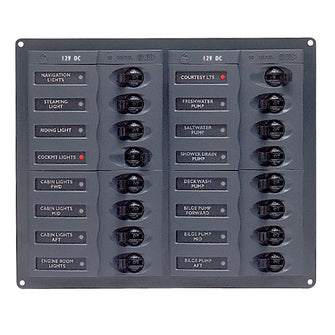 BEP DC Panel - 16-Way - No Meter | 904NM