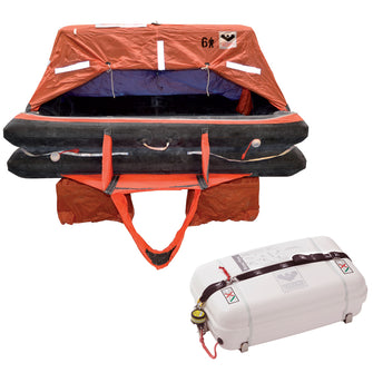 VIKING Coastal Life Raft 4 Person Low Profile Container | L004CL0015ACI